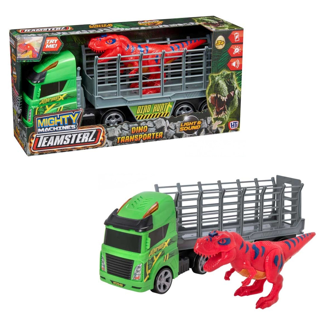 Teamsterz Lights and Sounds Dino Transporter Mighty Machines | 1417475.EX