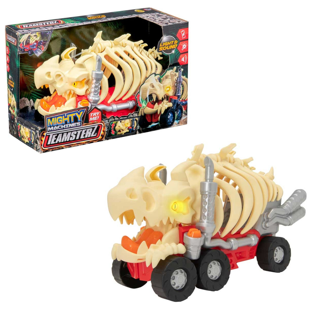 Teamsterz Lights and Sounds Triceratops Rib Cage Ripper Toy | 1420003.EX