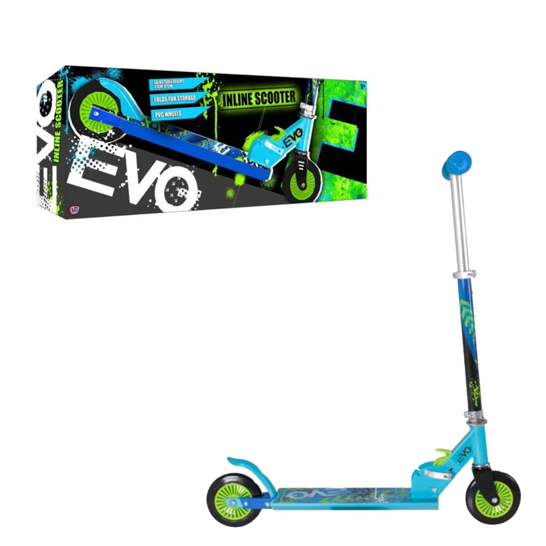 EVO Inline 2 Wheel Kids Scooter - Blue | 1438246.V24EX