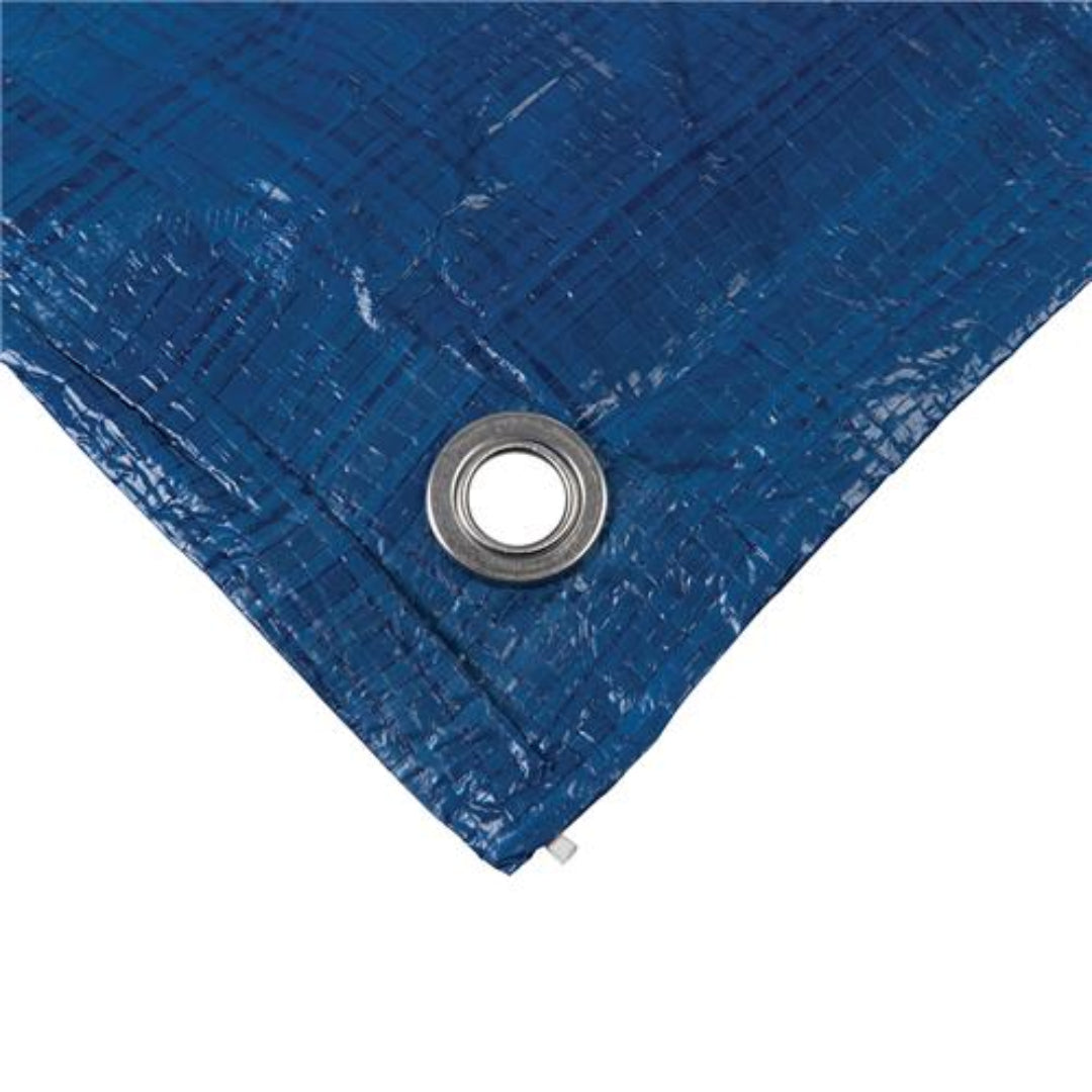 Silverline Tarpaulin Cover 4.8 Metre x 6.1 Metre - Blue | 675091