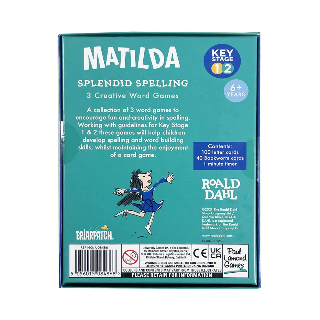 Roald Dahl Matilda Word Educational Game | U08486