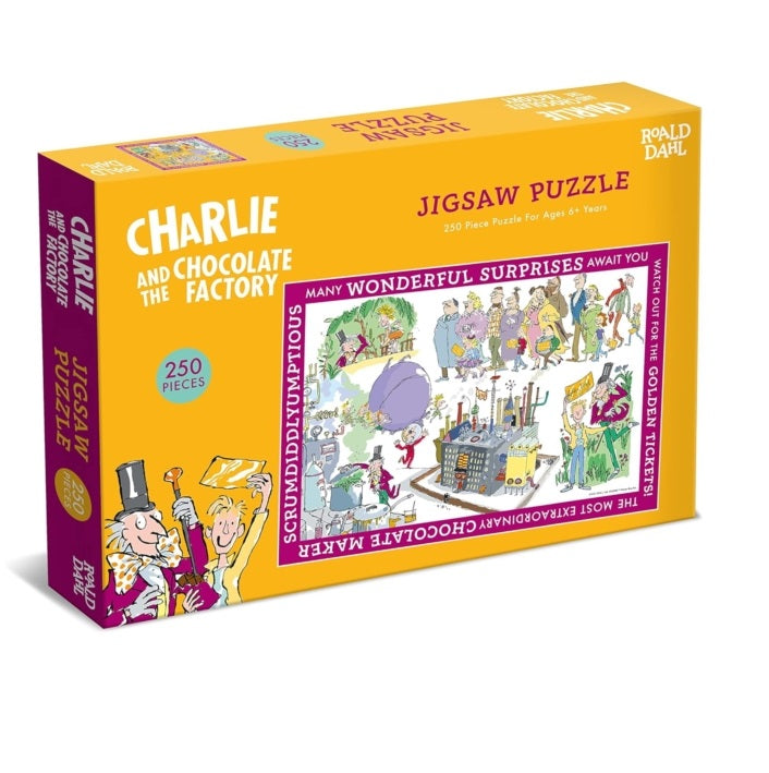 Roald Dahl Cahrlie and The Chocolate Factory Jigsaw Puzzle 250 Piece