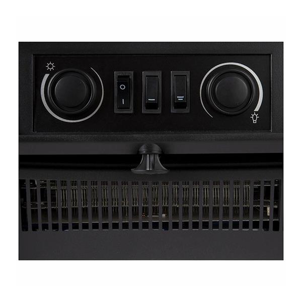 Warmlite 2kw Electric Stove Heater LED Log Flame Effect - Black | WL46018