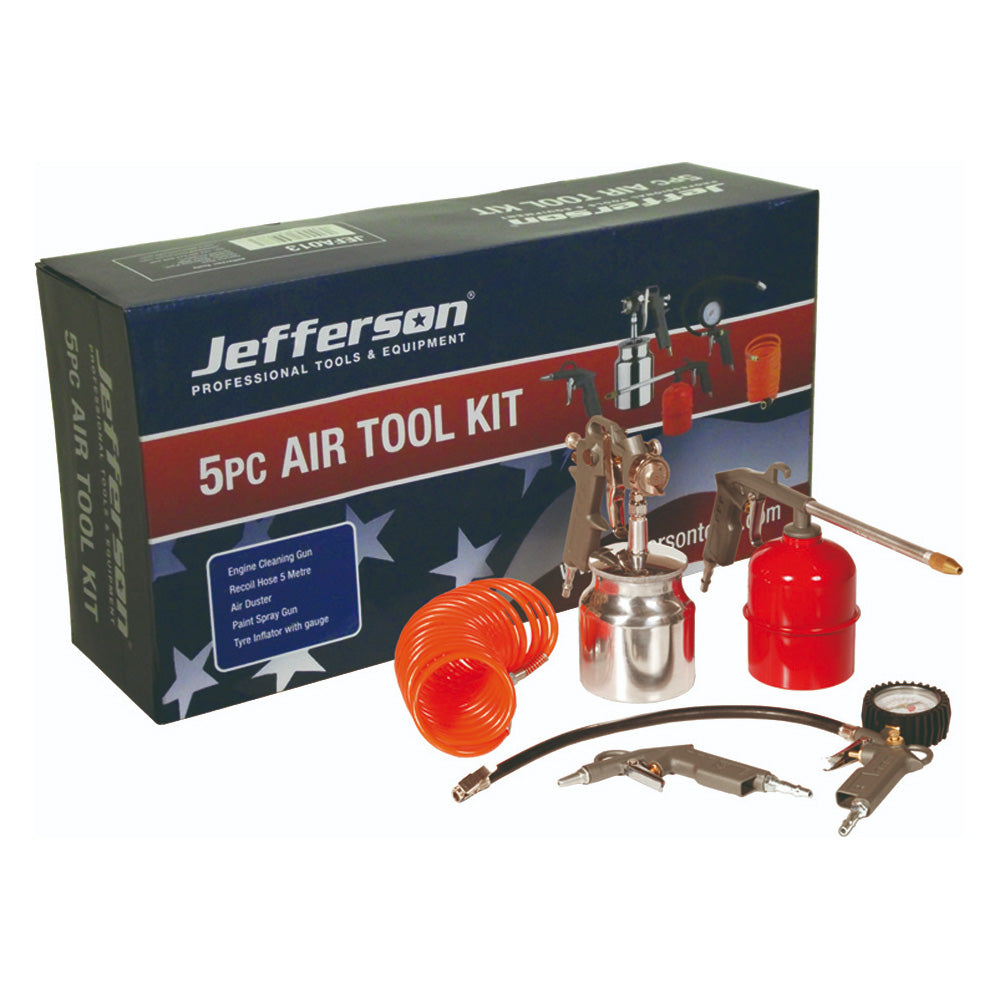 Jefferson 5 Piece Air Kit with Spray Gun |