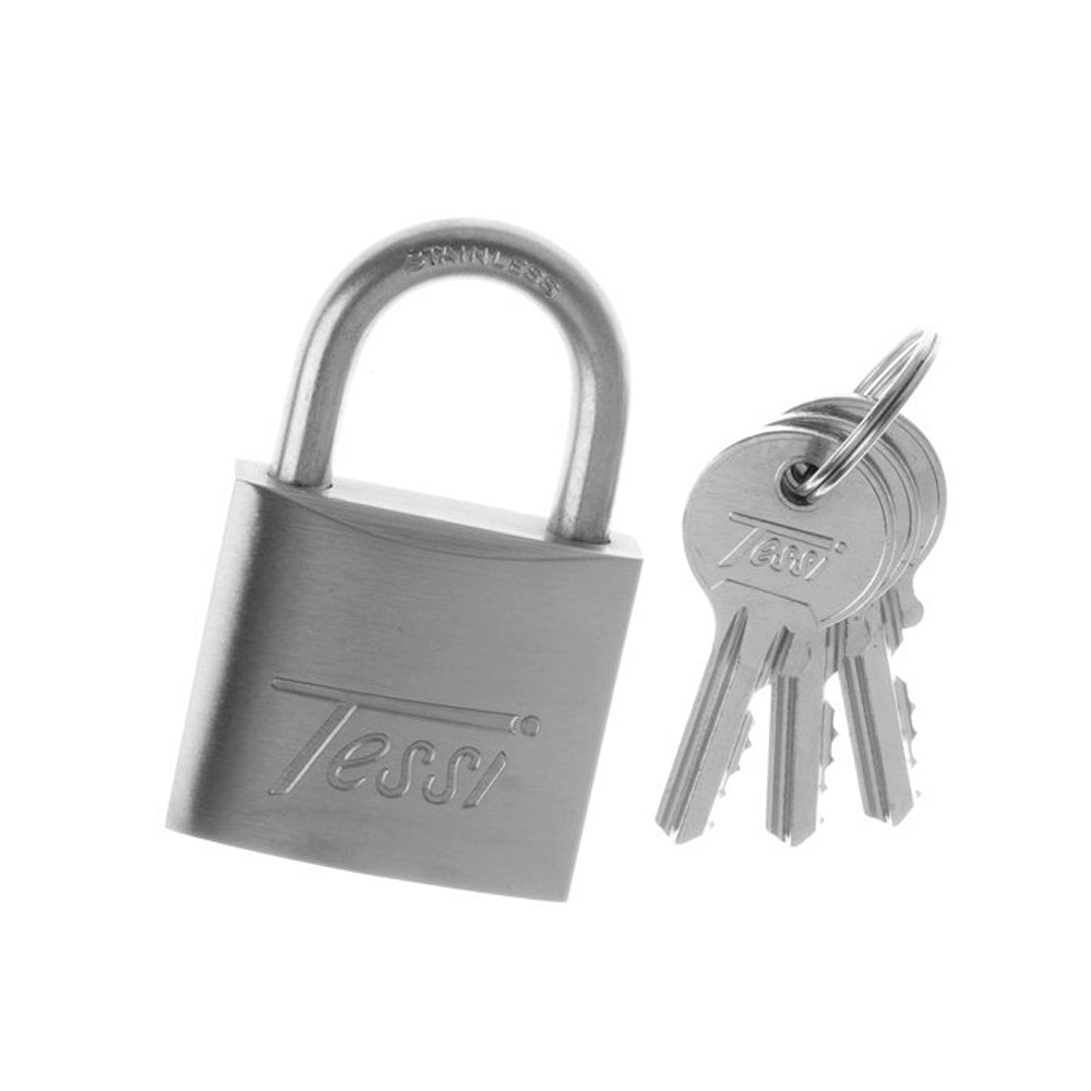Tessi 30mm Stainless Steel Padlock | TELSS30