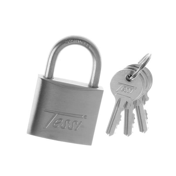 Tessi 30mm Stainless Steel Padlock | TELSS30