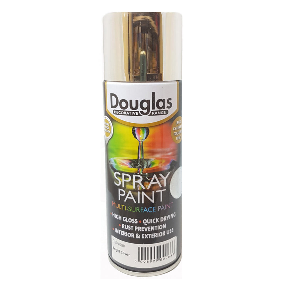 Douglas Spray Paint 400ml - Bright Silver | DS0400K