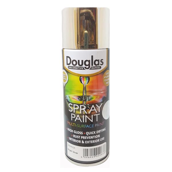 Douglas Spray Paint 400ml - Bright Silver | DS0400K