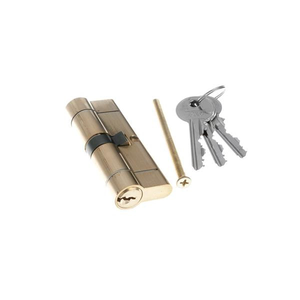 Tessi Snap Safe Euro Cylinder 30/30 - Brass | Door Lock