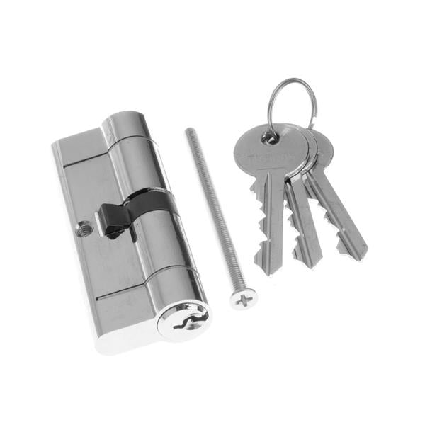 Tessi Snap Safe Euro Cylinder 40/30 - Chrome | Door Lock