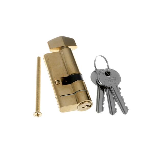Tessi Snap Safe Euro Cylinder Thumb Turn 40/30 - Brass