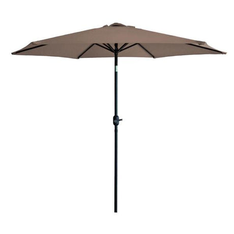 Euroactive Crank and Tilt Aluminium Parasol 2.7 Metre - Stone