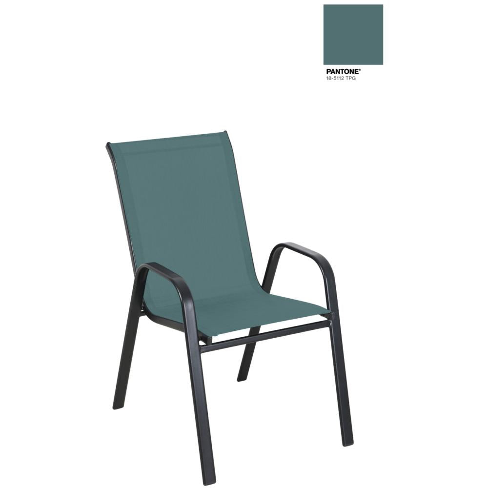 Euroactive Textilene Stacking Garden Chair - Green