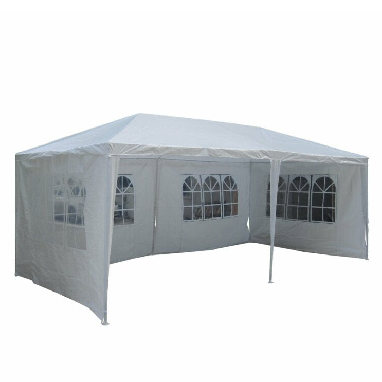 Euroactive Garden Party Gazebo with Sidewalls 3 Metre x 6 Metre - White | EA11532
