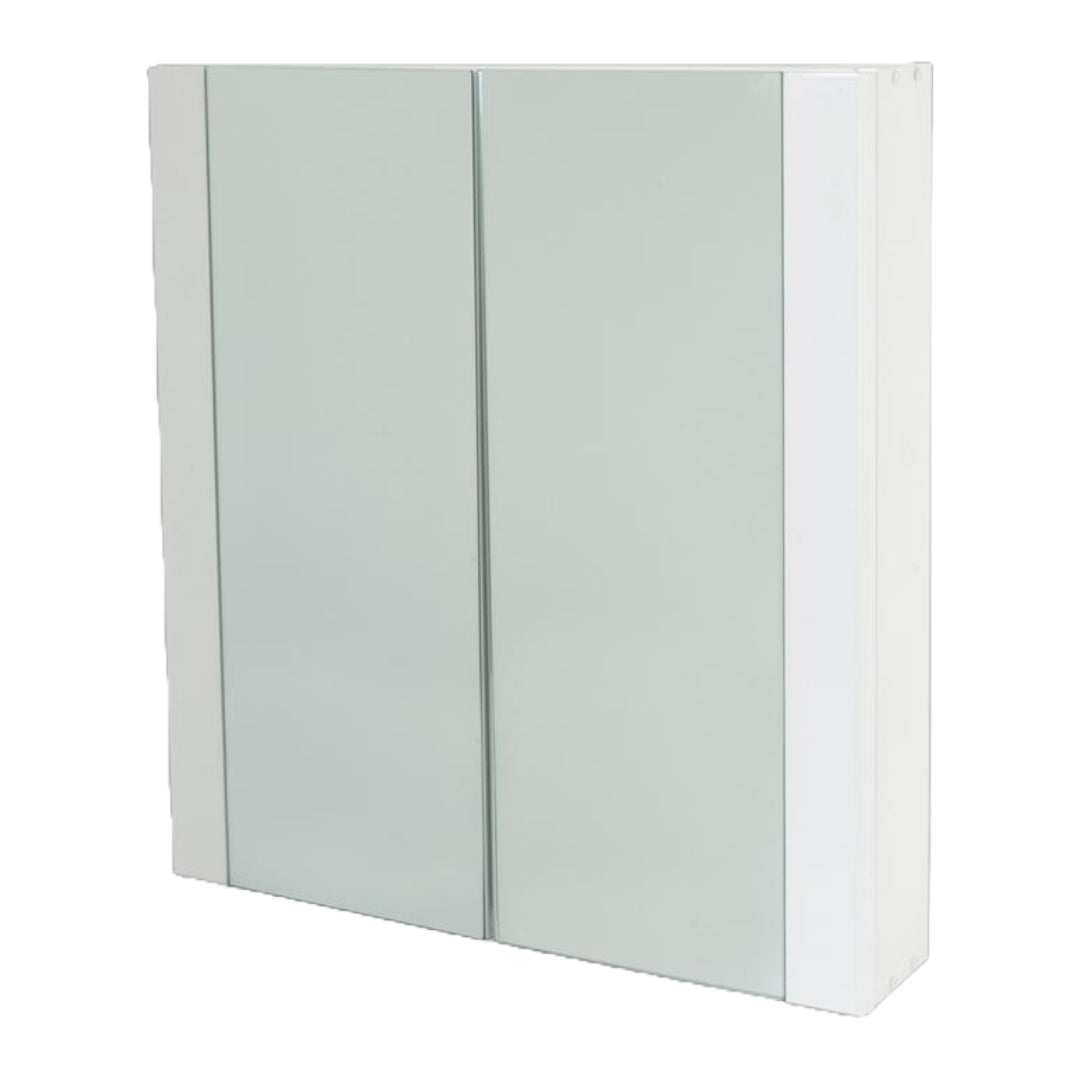 Tema Milan Slimline Double Door Bathroom Cabinet - White | TMLNDC