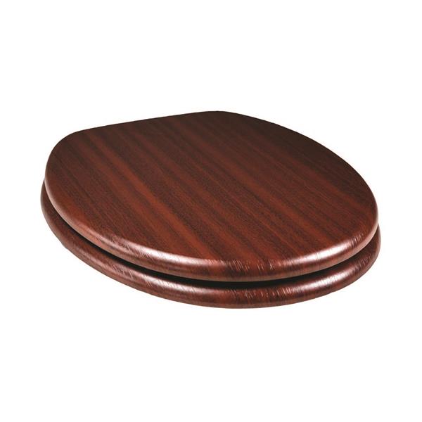 Tema Woodland Toilet Seat Mahogany Matt | TWSMAH