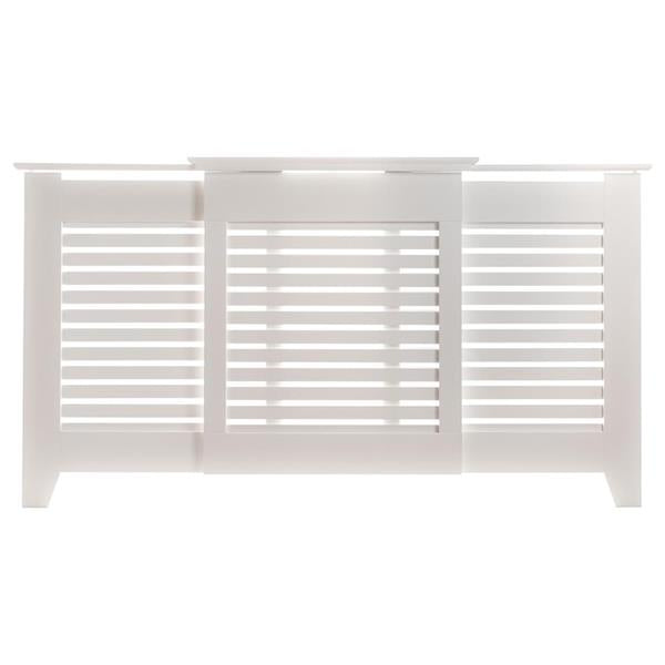 Tema Contemporary Radiator Cover White Large