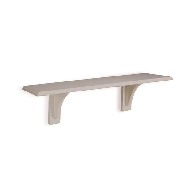 Tema Straight Shelf 600 x 200mm - Grey | Floating Shelf