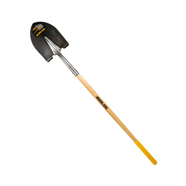 True Temper Round Point Shovel | Long Wooden Handle