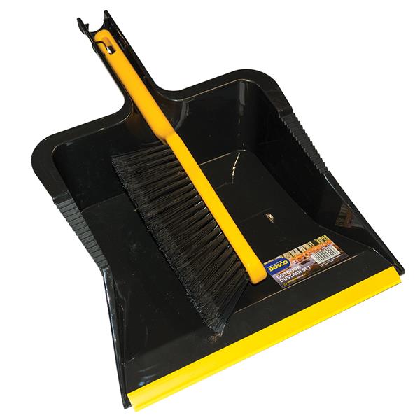 Dosco Jumbo Dustpan & Brush Set | Indoor & Outdoor
