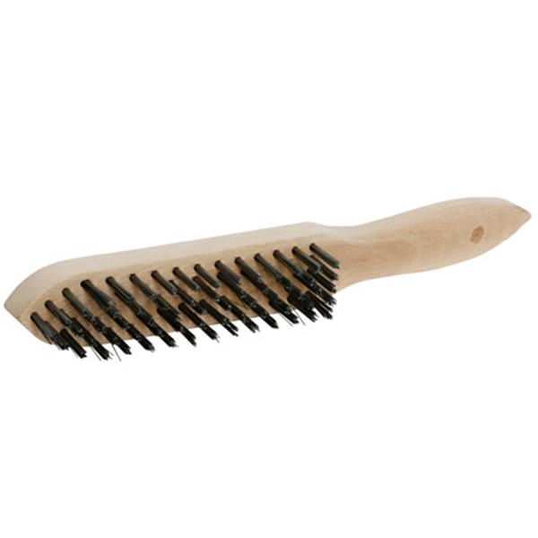 Dosco 5 Row Wire Brush | Bent Handle Rust & Paint Brush