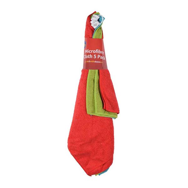 Dosco Microfibre Terry Cleaning Cloths 4 Pack | Reusable