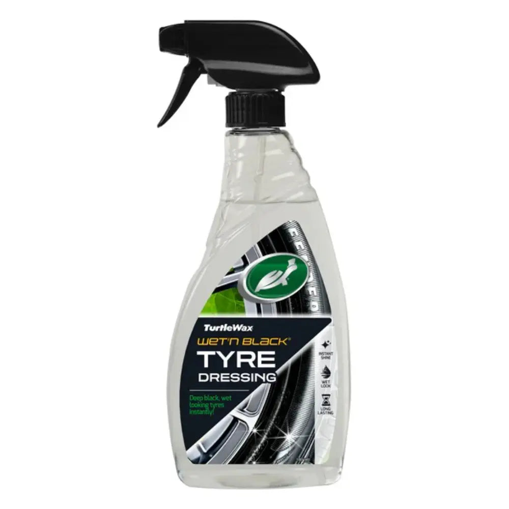 Turtle Wax Wet and Black Tyre Dressing 500ml Spray Bottle | PRR.TW51801
