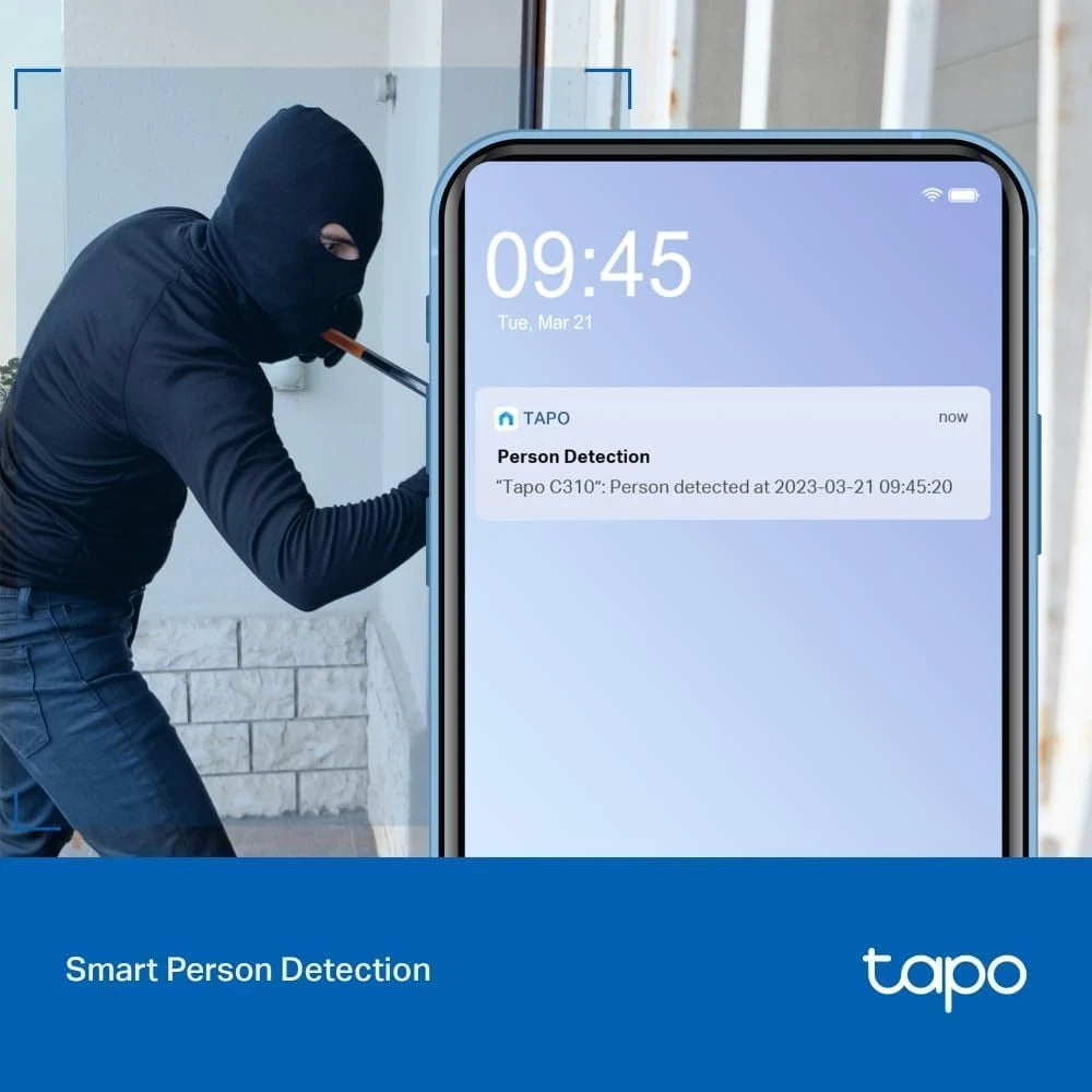 TP-Link Tapo C310 Outdoor Security Camera 2 Pack | TAPOC310P2