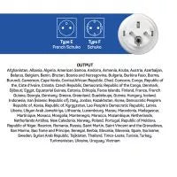 Go Travel Adaptor UK 3 Pin to EU European 2 Pin | 524.101