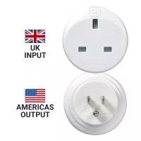 Go Travel Adaptor UK 3 Pin to USA 2 Pin | 526.101