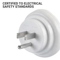 Go Travel Adaptor UK 3 Pin to USA 2 Pin | 526.101