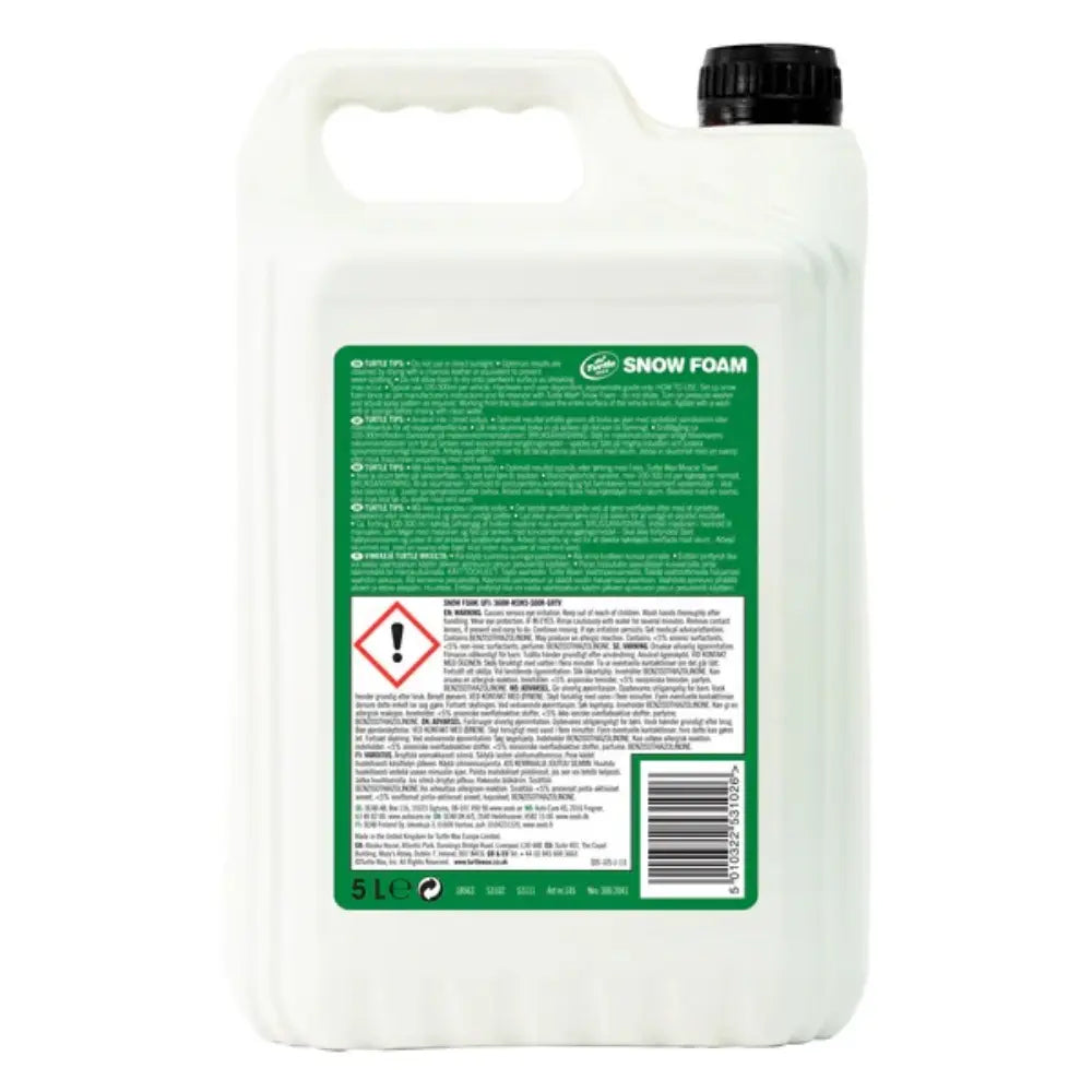 Turtle Wax Snow Foam Car Shampoo 5 Litre | 552777311