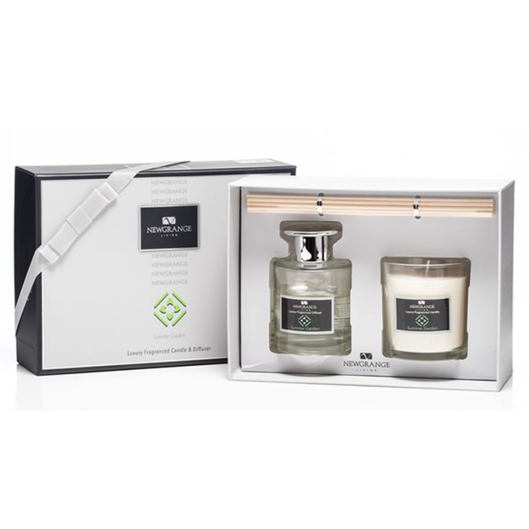 Newgrange Living Luxury Candle & Diffuser Set - Summer Garden | 9050