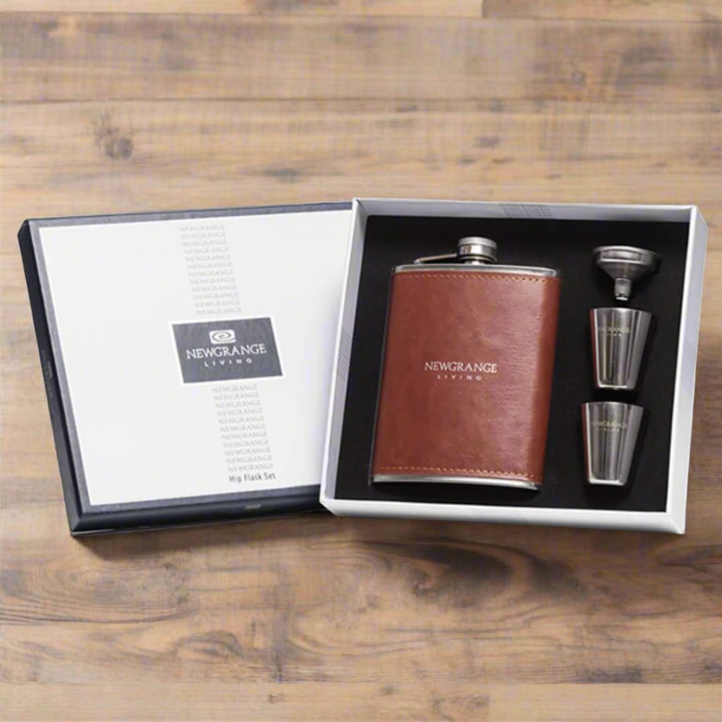 Newgrange Living 8oz Hip Flask Set 4 Piece | 500007