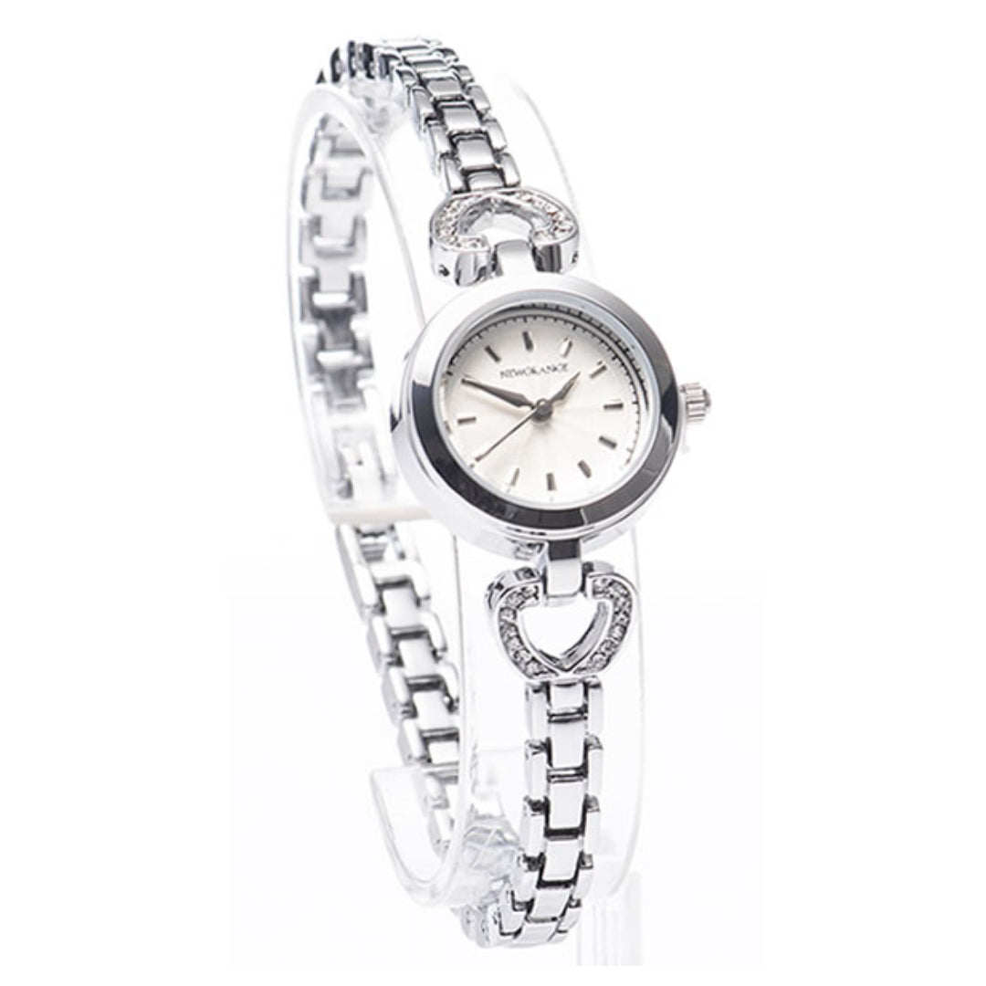 Newgrange Living Diamond Heart Watch - Silver | 600104