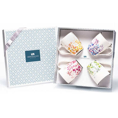 Newgrange Living Floral Bone China Mugs Set of 4 | 30254