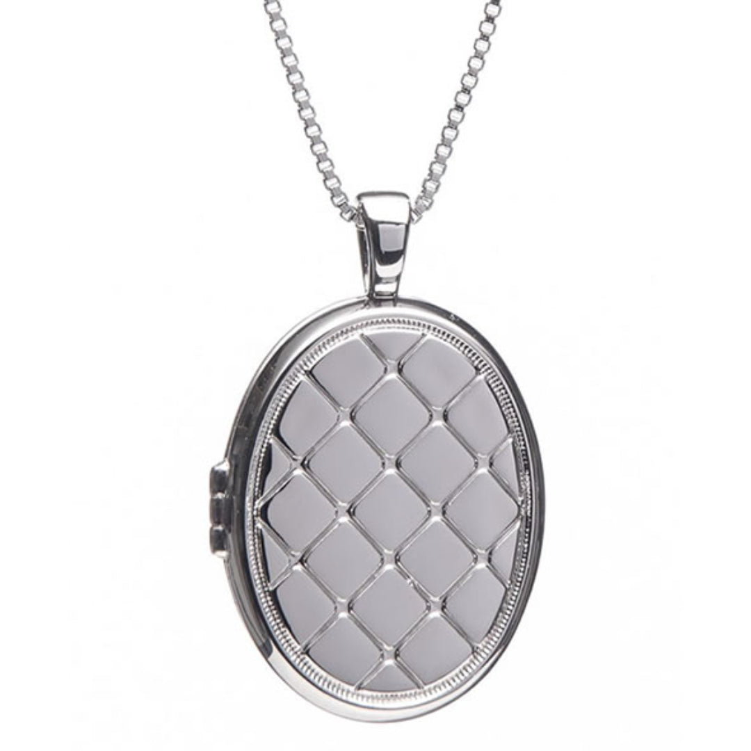 Newgrange Living Locket Pendant - Silver | 600314