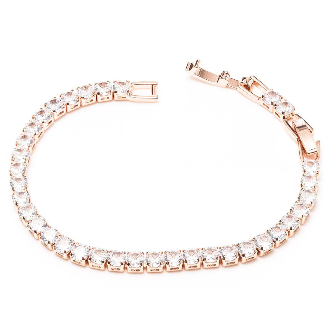 Newgrange Living Tennis Diamond Bracelet - Rose Gold | 600336
