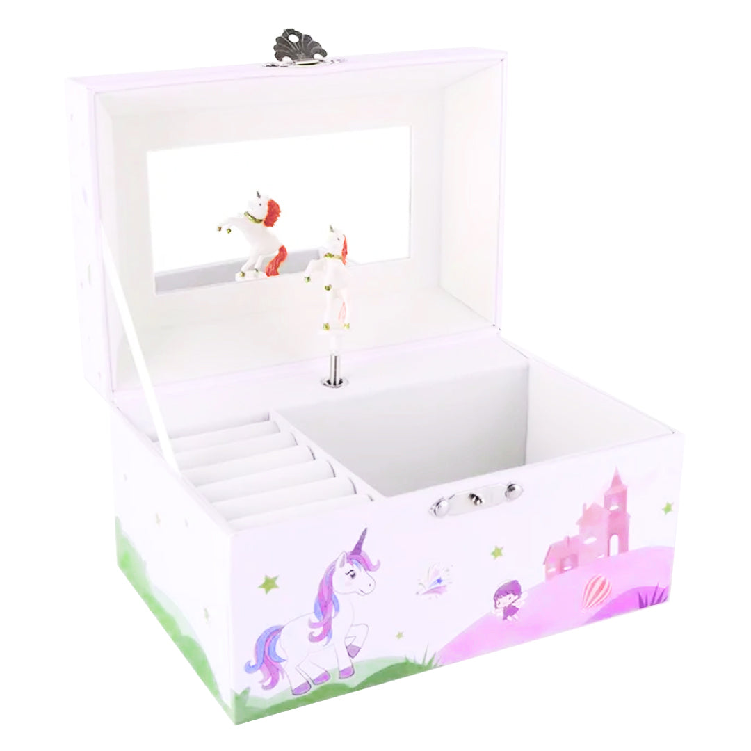 The Grange Unicorn Childrens Music Jewellery Box - Pink | SH4