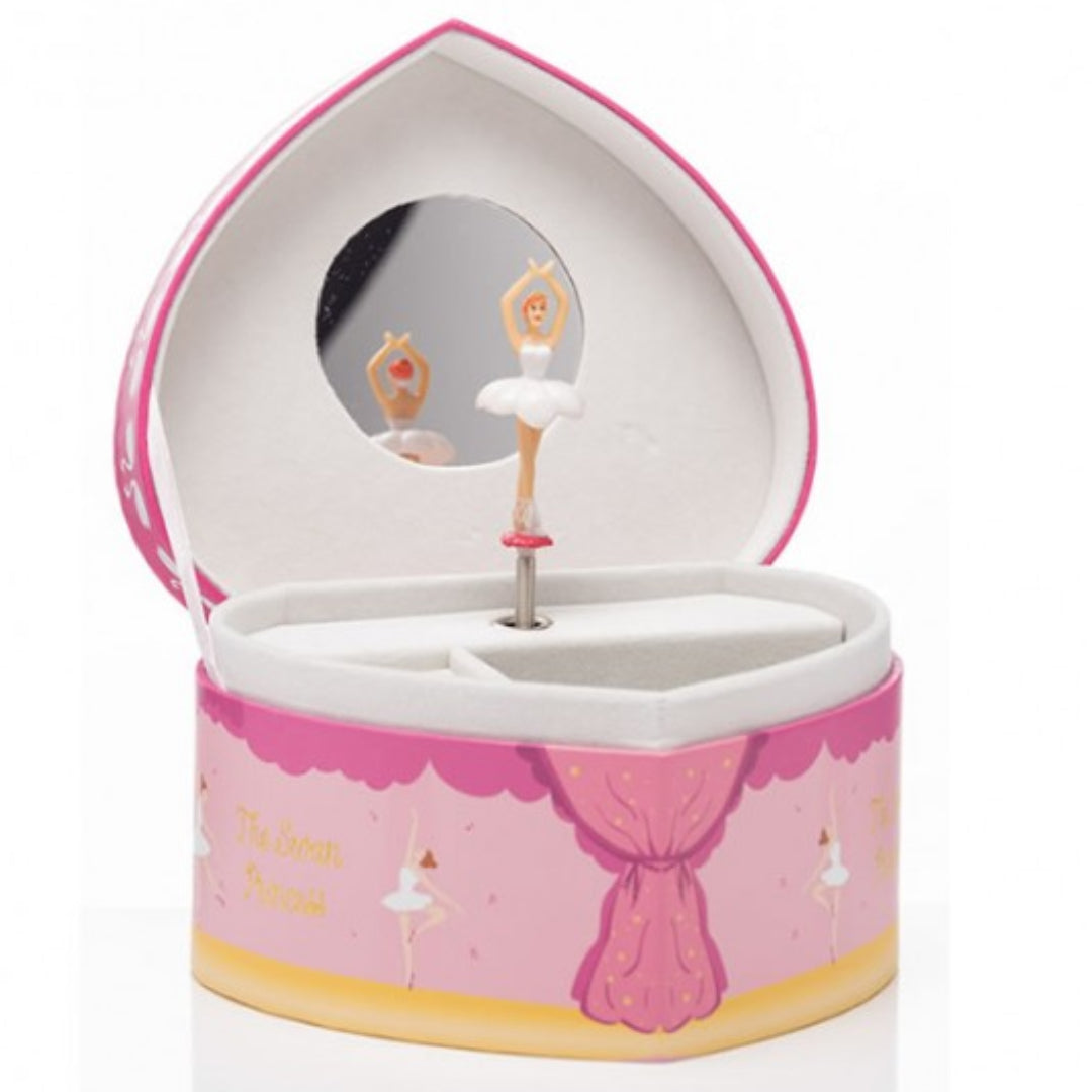 The Grange Ballerina Childrens Music Jewellery Box - Pink | SH5