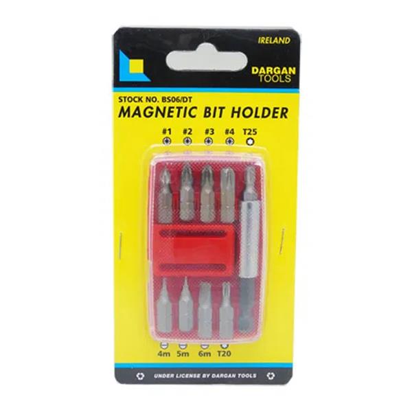 Dargan 9 Piece Bit Set & Holder BS06/DT Pozi Torx