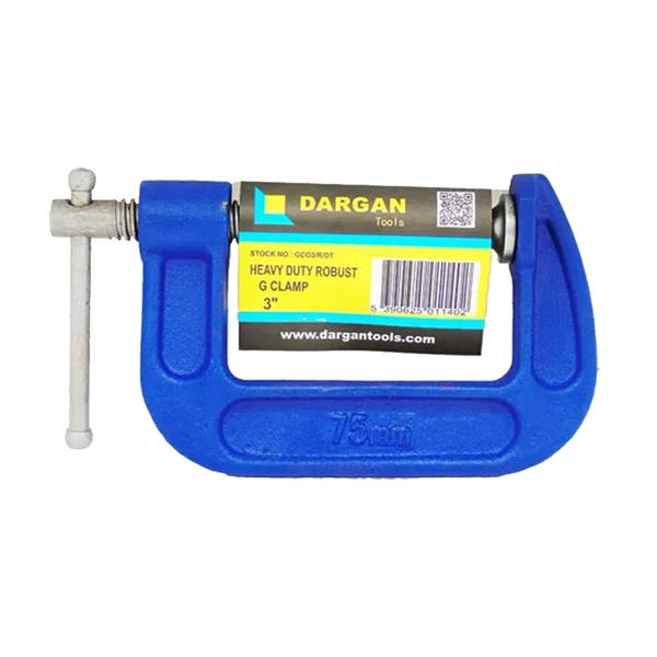 Dargan 3" Heavy Duty Robust G Clamp | GC03/R/DT