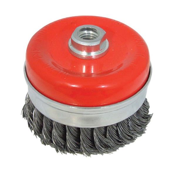 Dargan M14 X 4" Knotted Cup Wire Brush | WB08DT