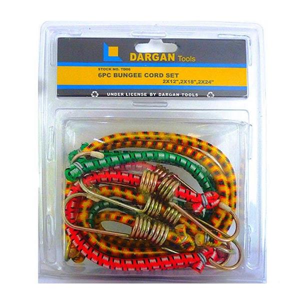 Dargan Tie Down Bungee Cords Strap 36" 5 Piece | TD05