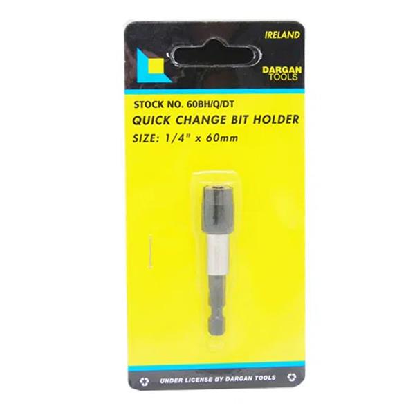 Dargan Quick Change Magnetic Bit Holder 60mm | Heavins