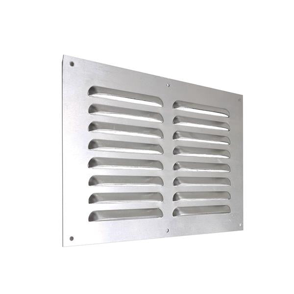 Aluminium Louvre Wall Vent 9 x 6 Inch | Metal Air Vent