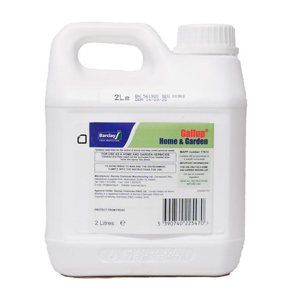 Gallup Home & Garden Weedkiller 2L | Glyphosate Killer