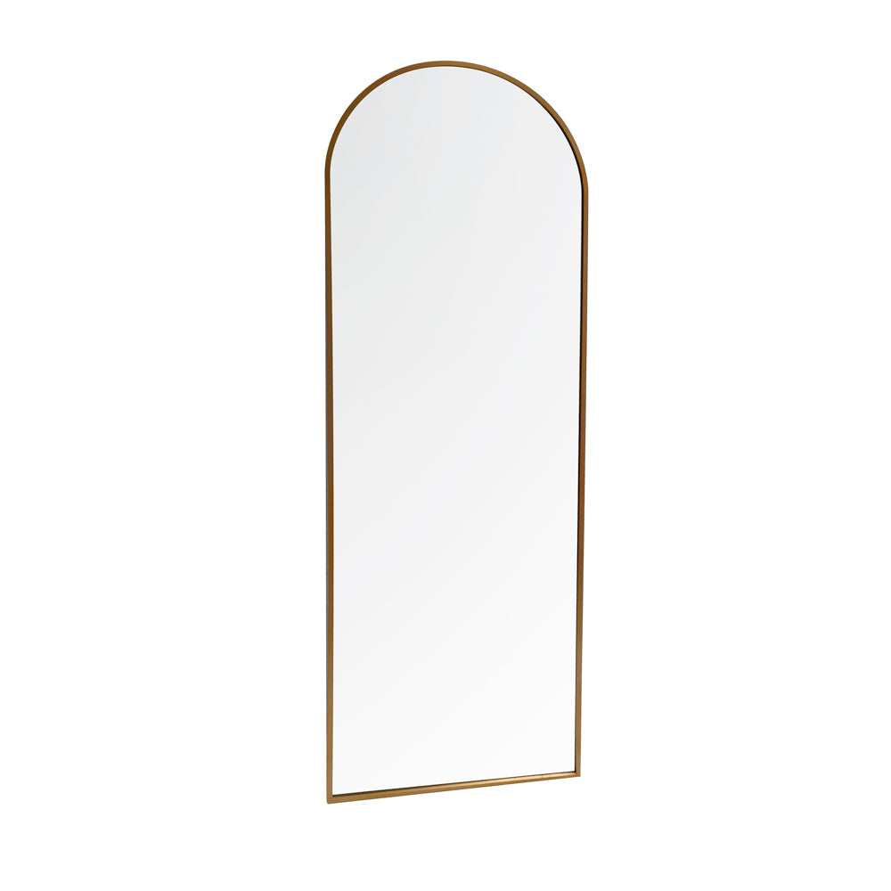 Tara Lane Modena Arch Wall Mirror 40cm x 120cm - Gold | TL6288