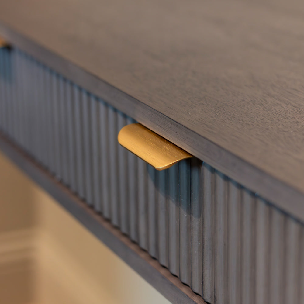 Tara Lane Harman 3 Drawer Console Table - Dark Charcoal Grey | TL6610