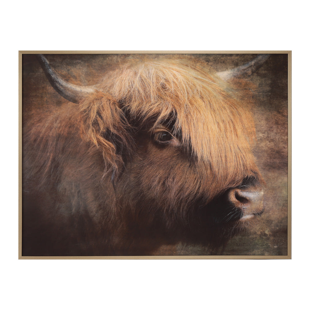 Tara Lane Framed Canvas Georgie The Cow 120cm x 90cm | TL6662